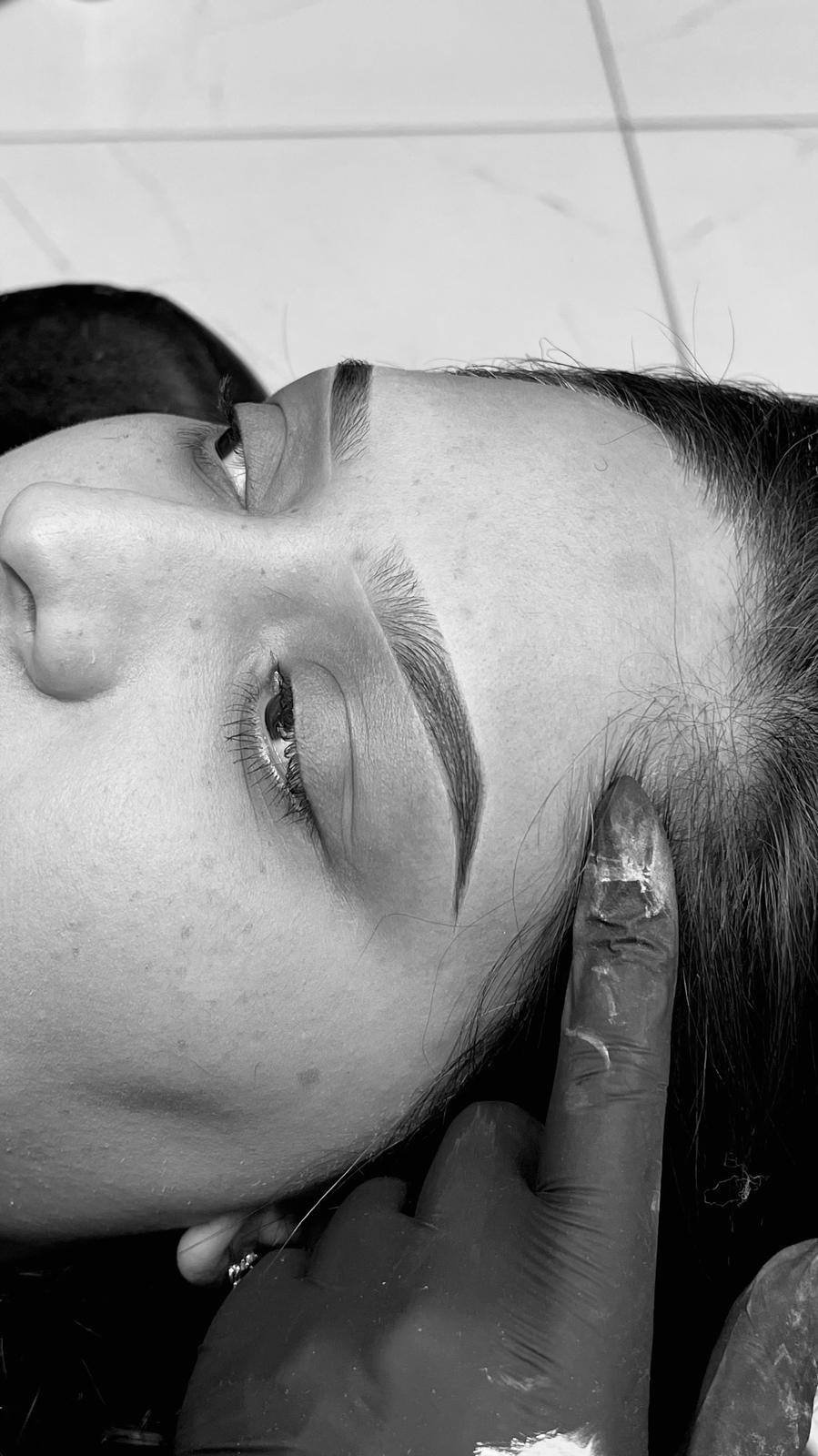 Elegant brow portrait